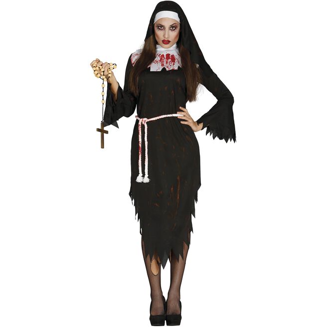 Zombie Nun Adult Fancy Dress Costume 