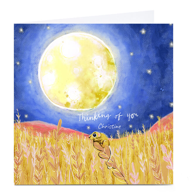 Personalised Emma Valenghi Card - Mouse & Moon