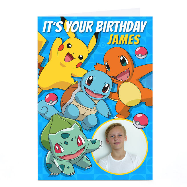 Photo Card - Pokemon Birthday