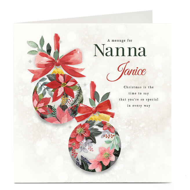 Personalised Christmas Card - Special in Every Way