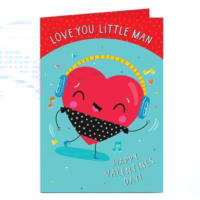 Valentine's Day Card For Son - Love You Little Man