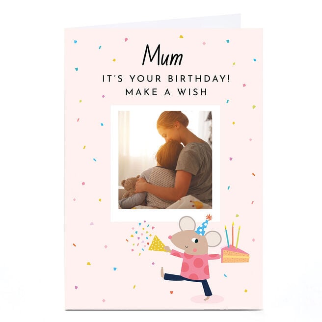 Personalised Lemon & Sugar Photo Card - Make A Wish