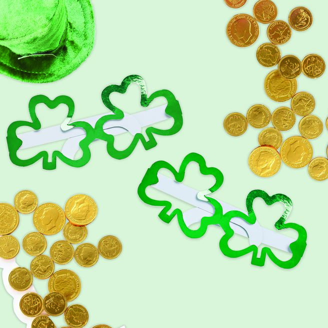 Shamrock Glasses - Pack of 10