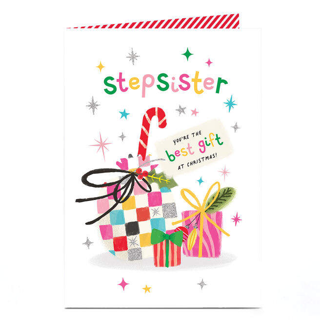 Christmas Card - Bright Presents, Stepsister