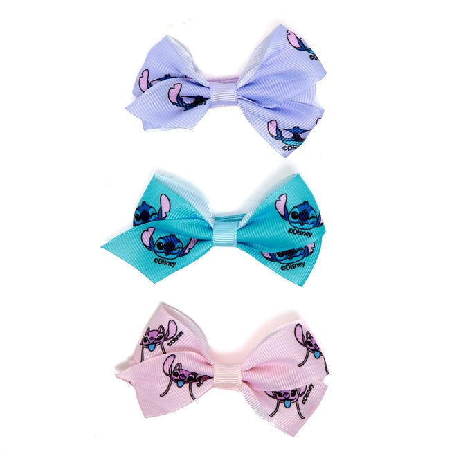 Disney Stitch Hair Bows - Pack of 3,  Disney Stitch Hair Bows - Pack of 3