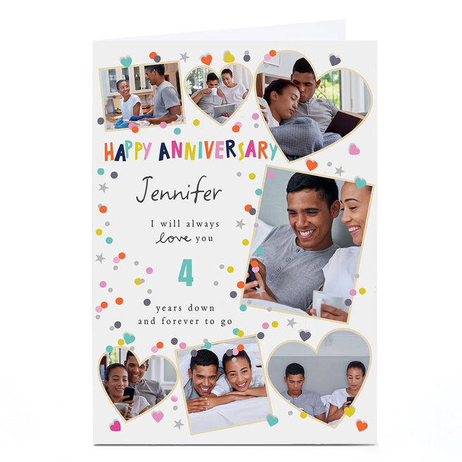 Personalised Anniversary Photo Card - I Will Always Love You