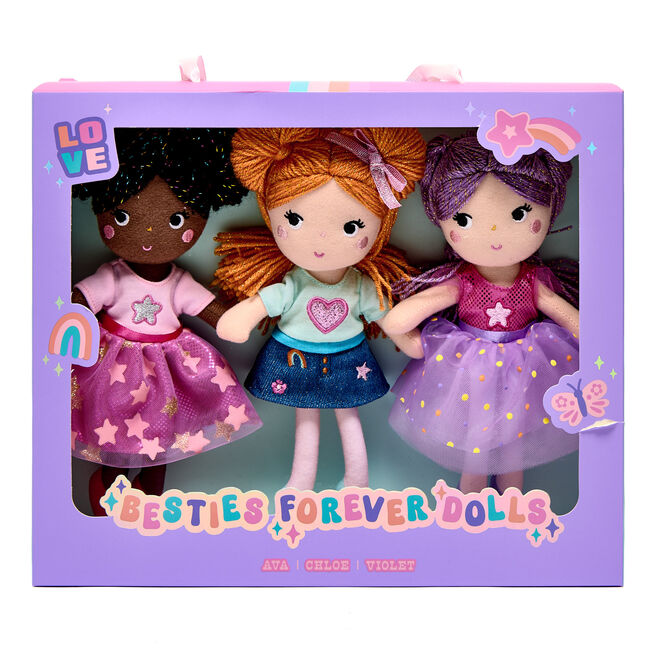 Besties Forever Dolls Soft Toy Trio