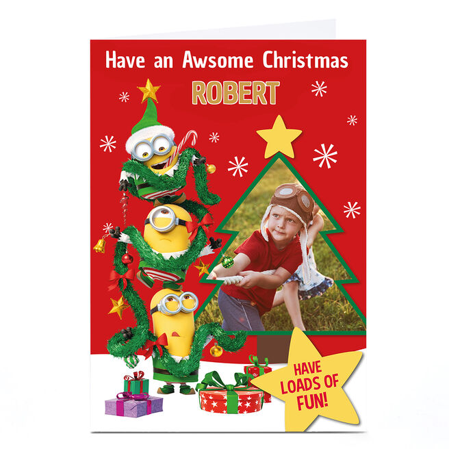 Photo Despicable Me Christmas Card - Awesome