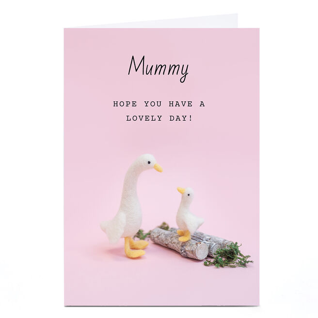 Personalised Lemon & Sugar Mother's Day Card - Ducks