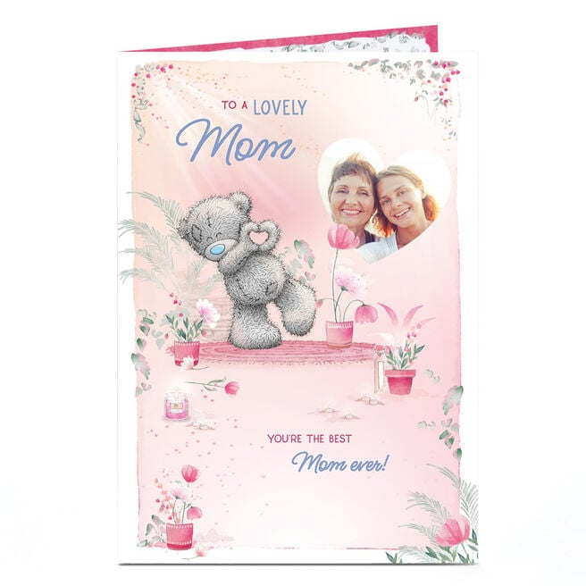 Photo Tatty Teddy Mother's Day Card - Heart Hands, Mom