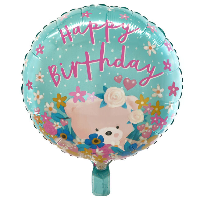 18-Inch Hugs Happy Birthday Foil Helium Balloon