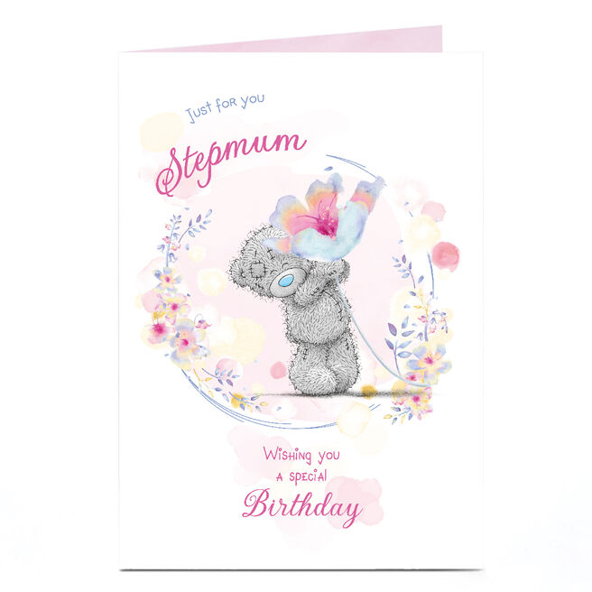 Personalised Tatty Teddy Birthday Card - Just for You, Stepmum