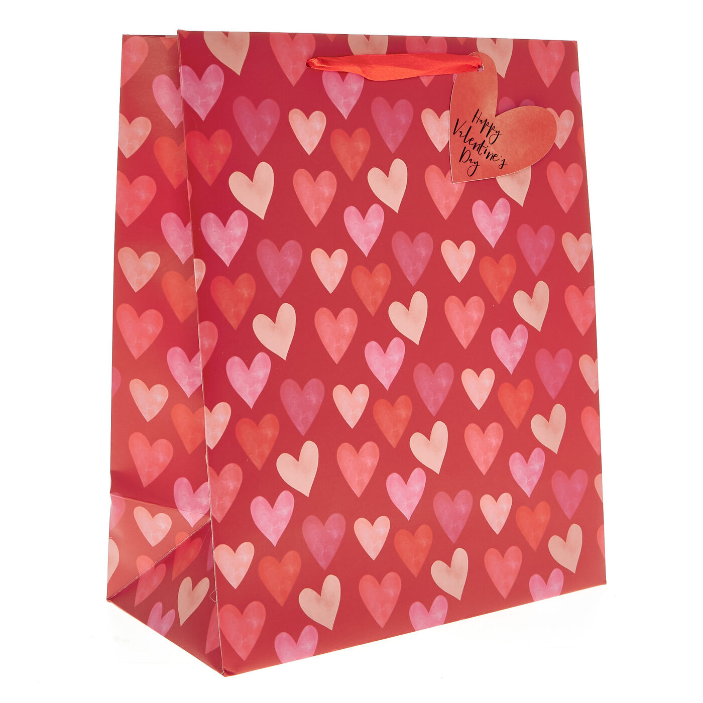Buy Happy Valentine's Hearts Large Portrait Gift Bag for GBP