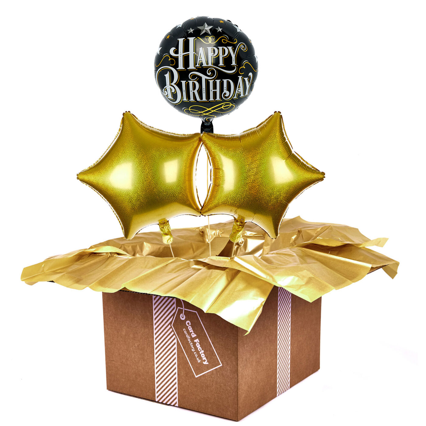 Buy Classic Happy Birthday Balloon Bouquet DELIVERED INFLATED! for