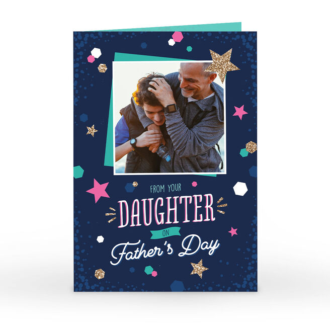Personalised Father's Day Photo Card - From Your Son
