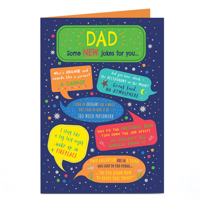 Birthday Card - Some New Dad Jokes