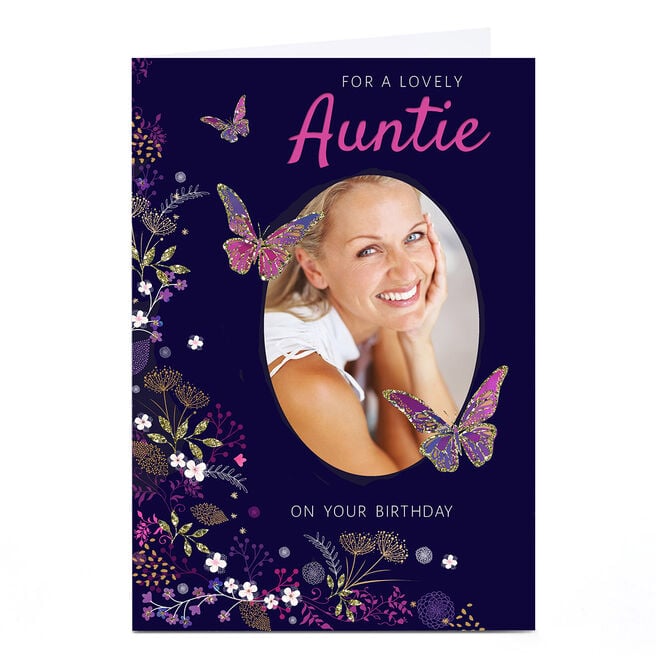 Personalised Kerry Spurling Photo Card - Auntie Upload