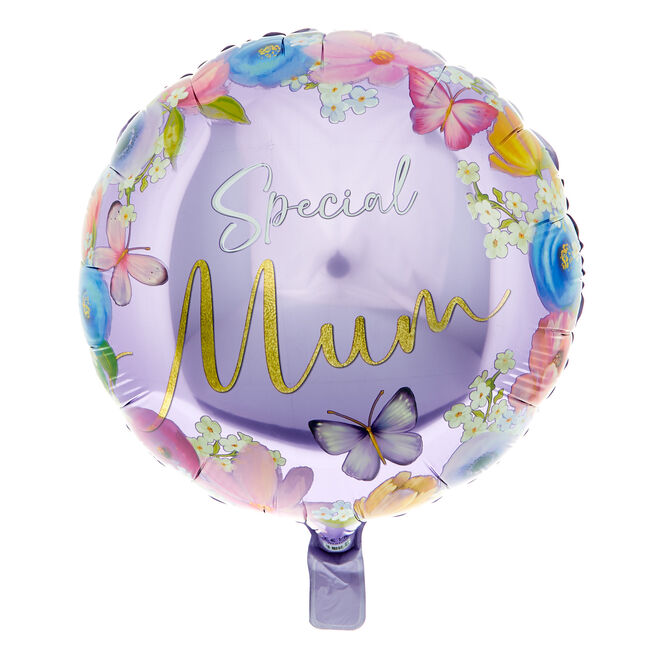 18-Inch Special Mum Floral Foil Helium Balloon 