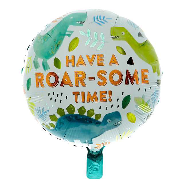 18-Inch Roar-Some Dinosaur Foil Helium Balloon 