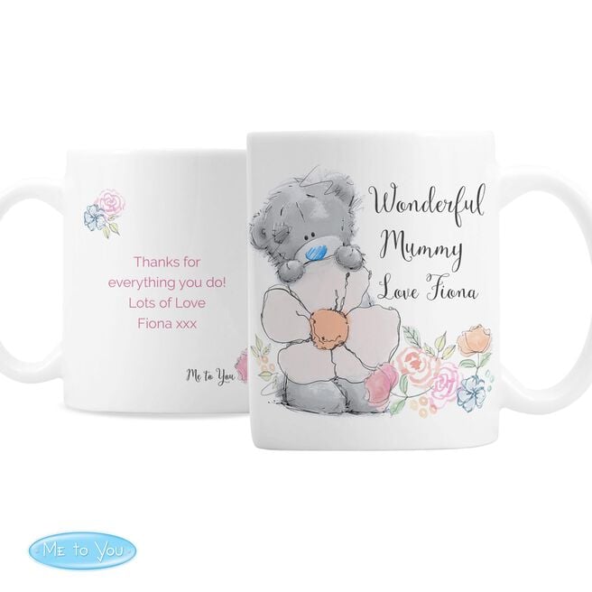 Personalised Me to You Floral Daisy Mug
