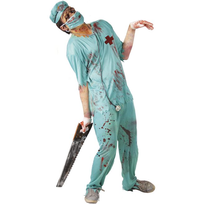 Zombie Surgeon Adult Fancy Dress Costume 