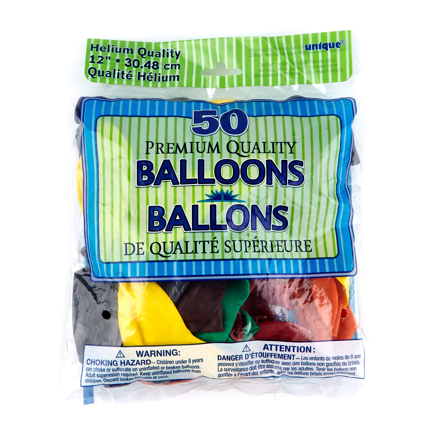 Buy 50 Premium HeliumQuality Latex Balloons Crystal Colours for GBP