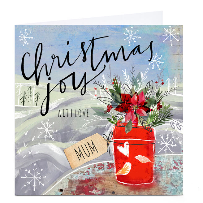 Personalised Emma Valenghi Christmas Card - With Love