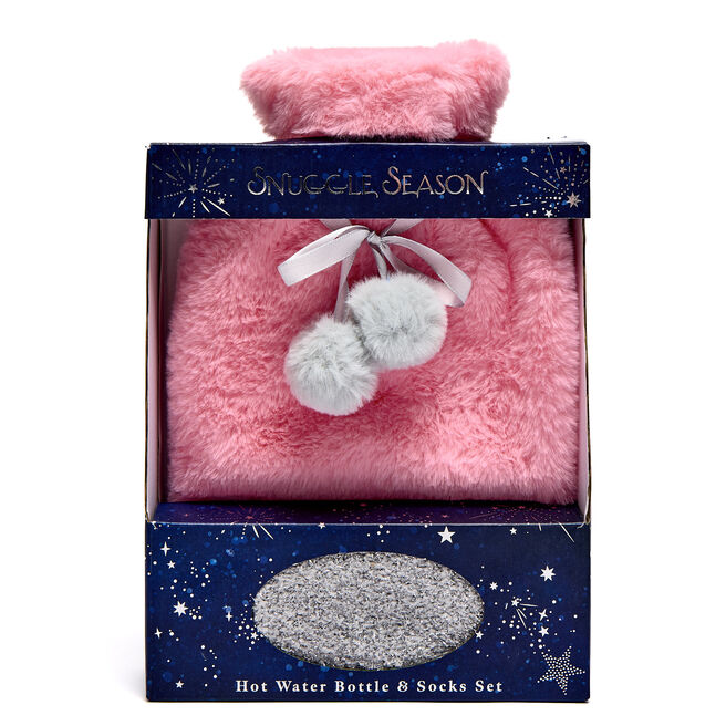 Snuggle Season Hot Water Bottle & Socks Set