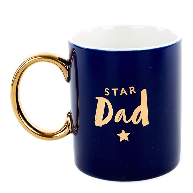 Star Dad Christmas Mug