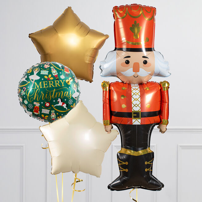 Nutcracker Foil Balloon Package - Delivered Inflated!