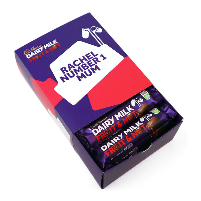 Personalised Cadbury Dairy Milk Fruit & Nut Favourites Box