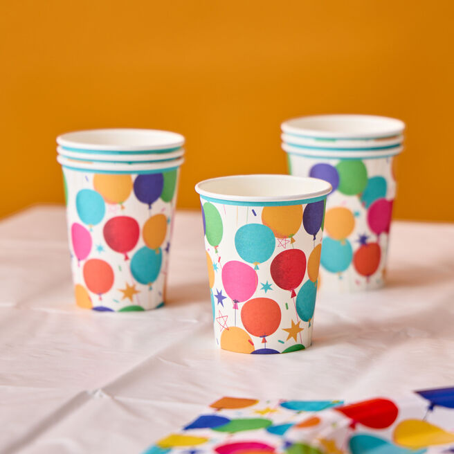 Balloons Paper Cups - Pack of 10
