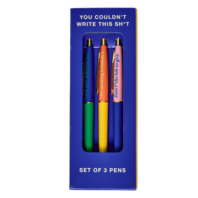 You Couldn't Write This Sh*t - Set of 3 Pens