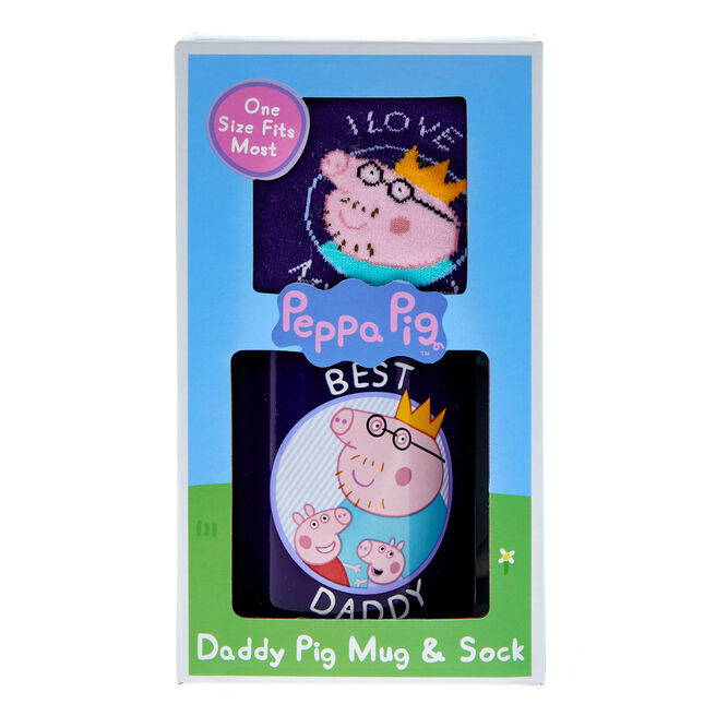 Peppa Pig Daddy Pig Mug & Socks Set