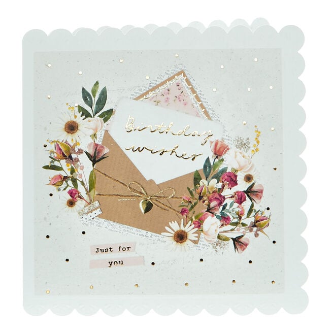 Birthday Card - Floral Envelope