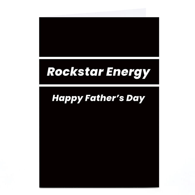Father's Day Card - Rockstar Energy