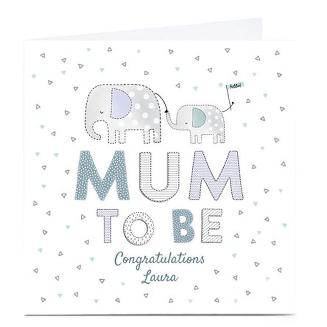 Personalised Congratulations Card - Mum To Be
