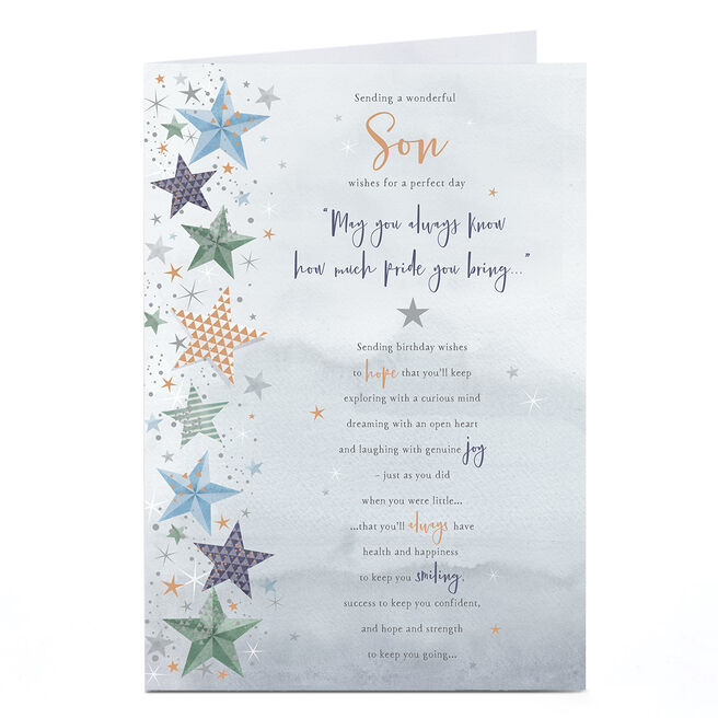 Birthday Card - May You Always Know, Son