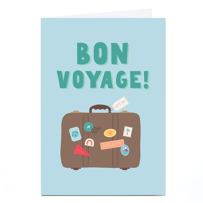 Personalised Card - Bon Voyage