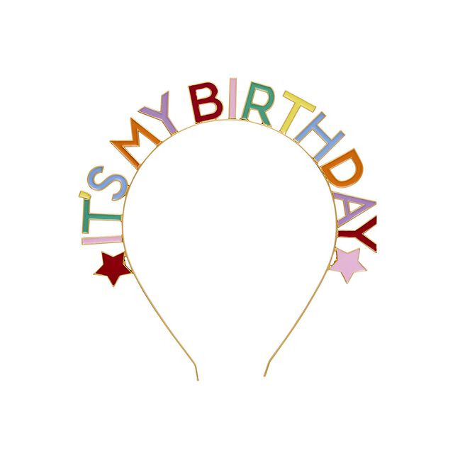 Bright It's My Birthday Metal Headband