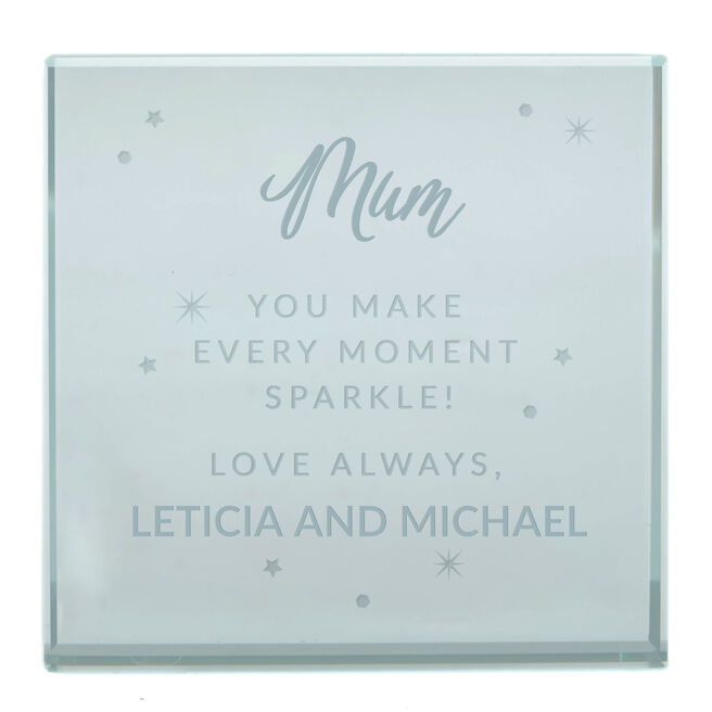 Personalised Glass Token - You Make Every Moment Sparkle