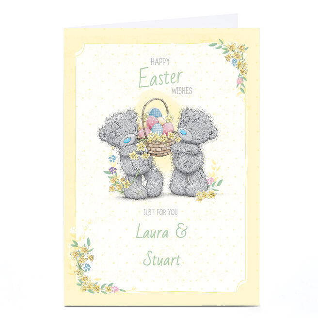Personalised Tatty Teddy Easter Card - Happy Couple Bears