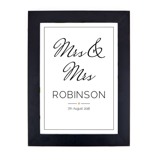 Personalised Print - Wedding Date