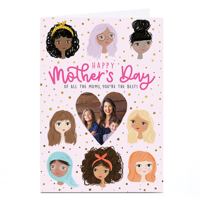 Photo Pigment Mother's Day Card  - Of All The Mums You're the Best