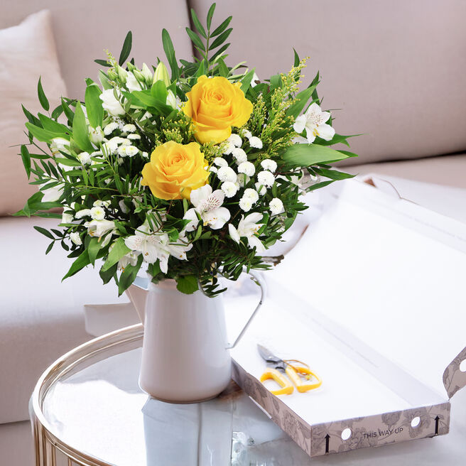 Sunshine Letterbox Flower Bouquet