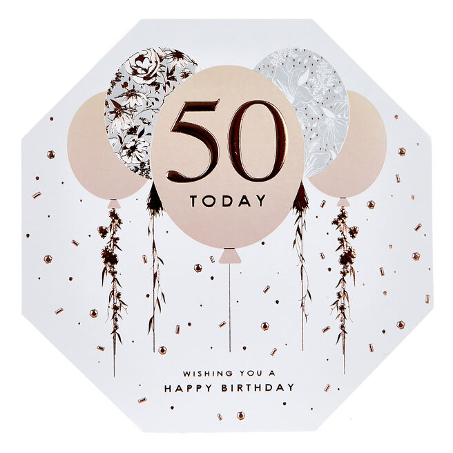 50th Birthday Cards for Her & Him, Funny Personalised 50th Birthday Cards  for Sale UK | Card Factory