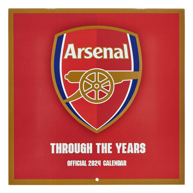 2024 Arsenal Through The Years Square Calendar