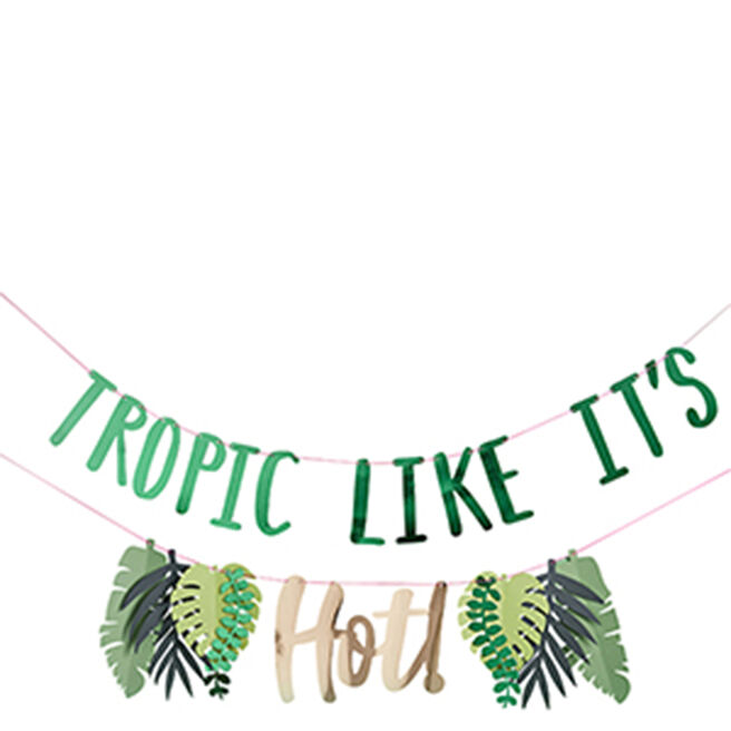 Tropic Like It's Hot Party Banner 