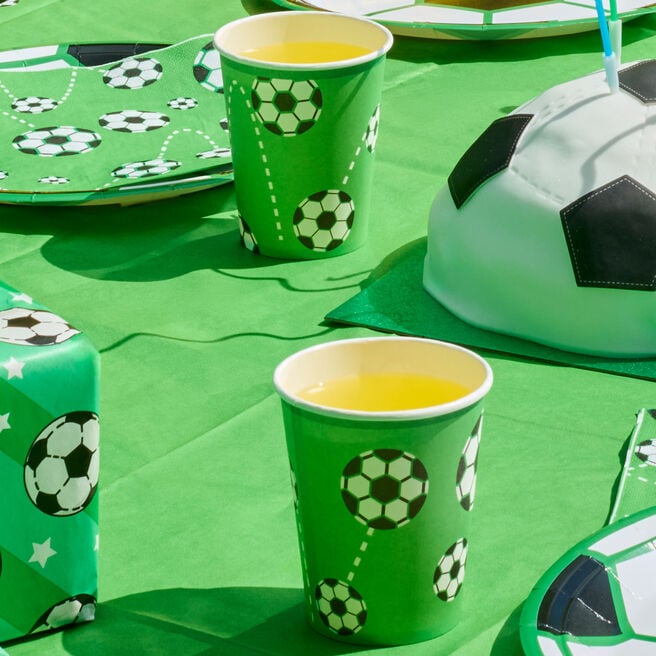 Football Paper Cups - Pack of 10