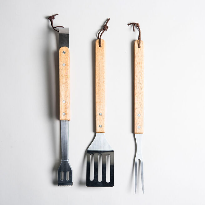 Set Of 3 BBQ Tools